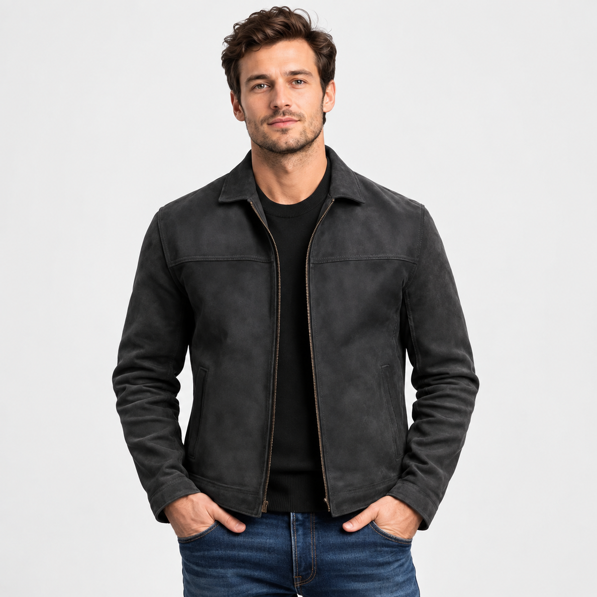 Men's Lapel Jacket - Casual Regular Fit Style