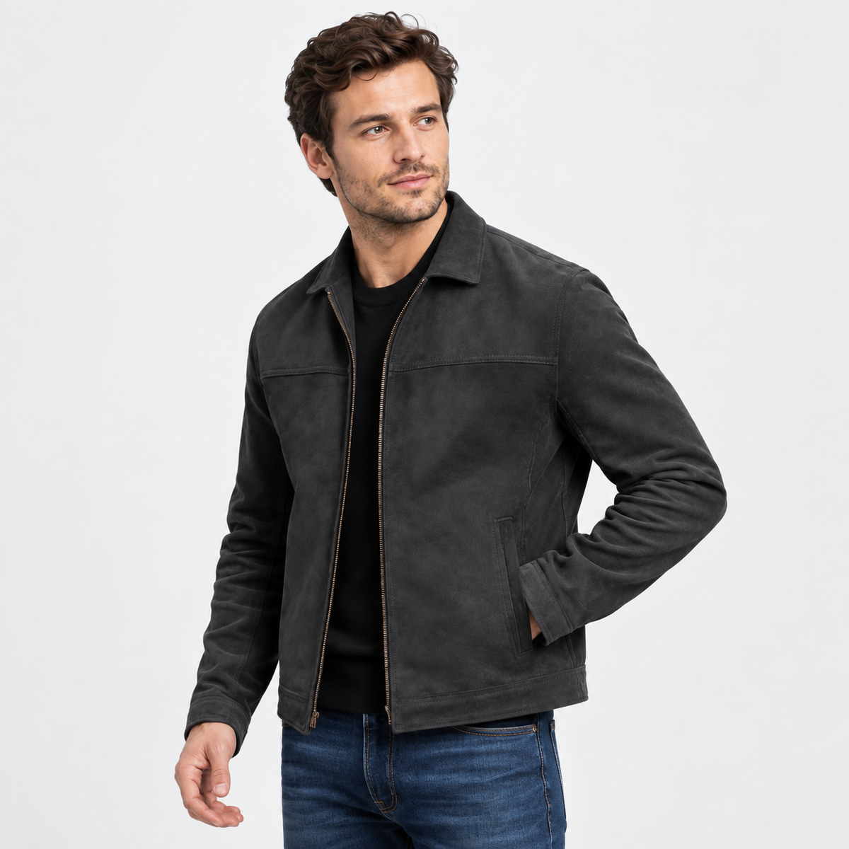 Men's Lapel Jacket - Casual Regular Fit Style