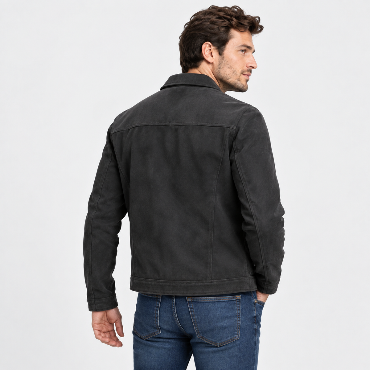Men's Lapel Jacket - Casual Regular Fit Style