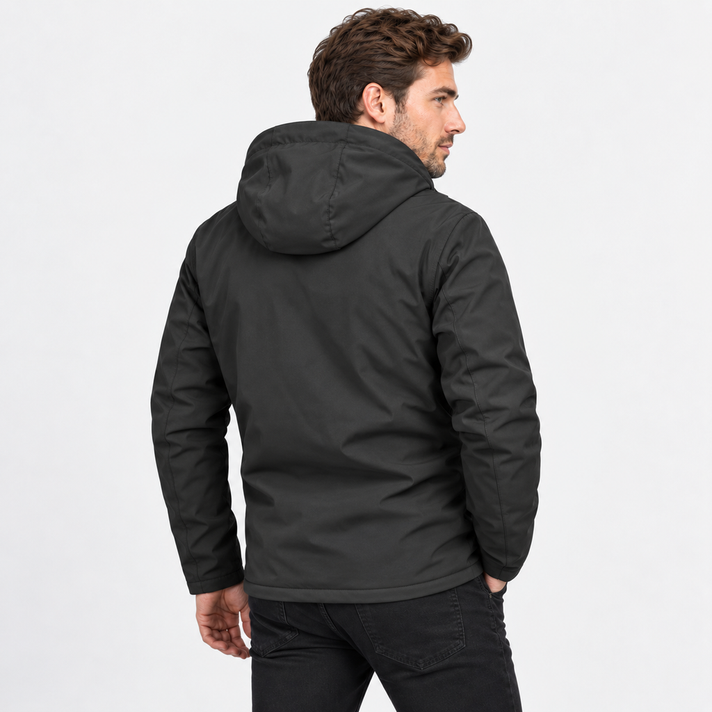 Men's Hooded Fleece Jacket - Thickened Loose Fit