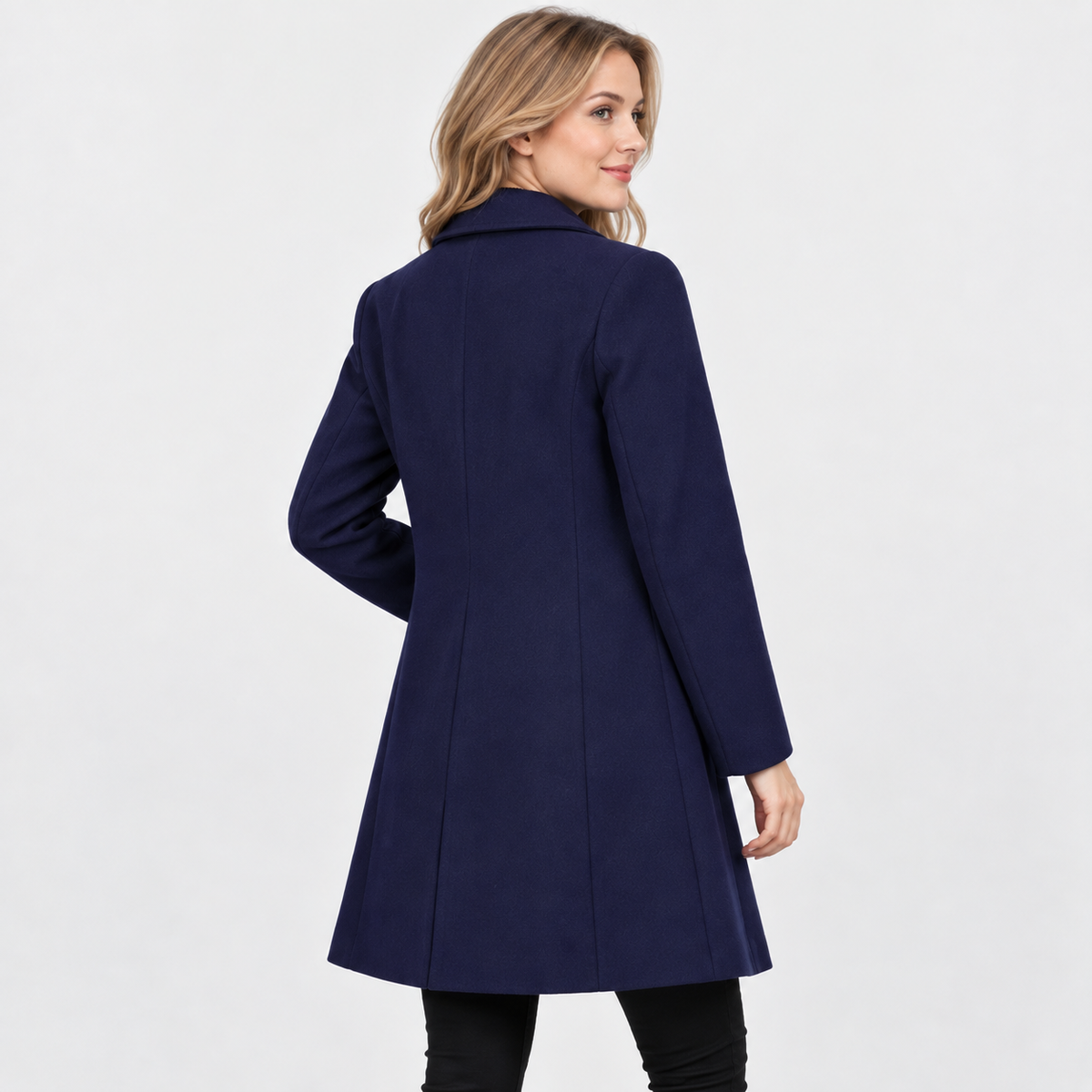 Women's Woolen Coat - Slim Fit Fall Winter Style