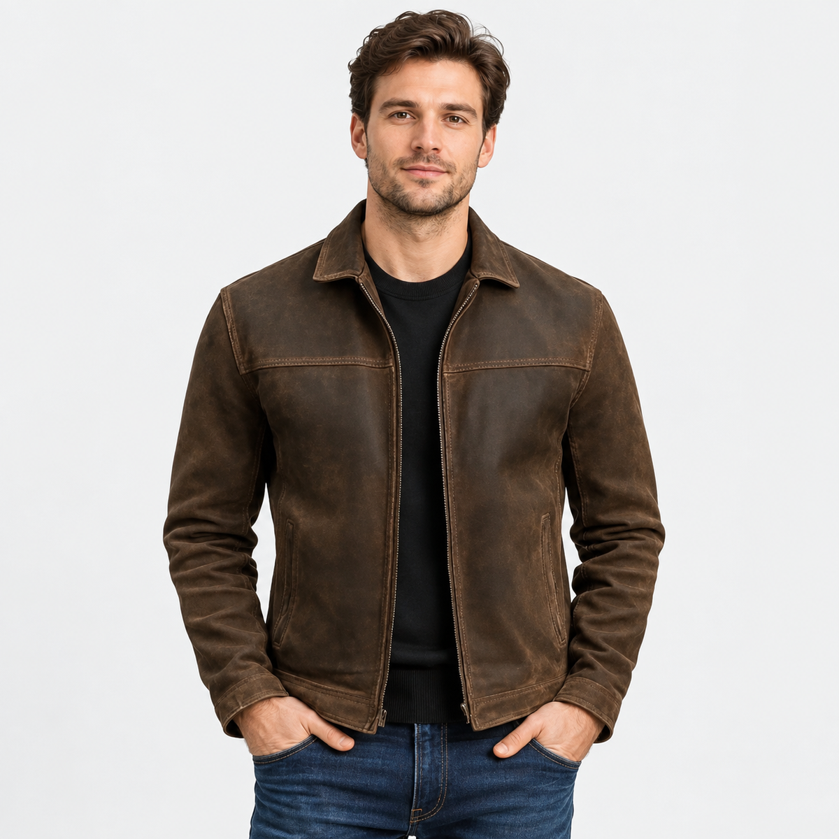Men's Lapel Jacket - Casual Regular Fit Style