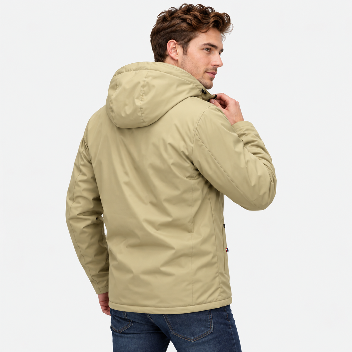 Men's Hooded Fleece Jacket - Thickened Loose Fit