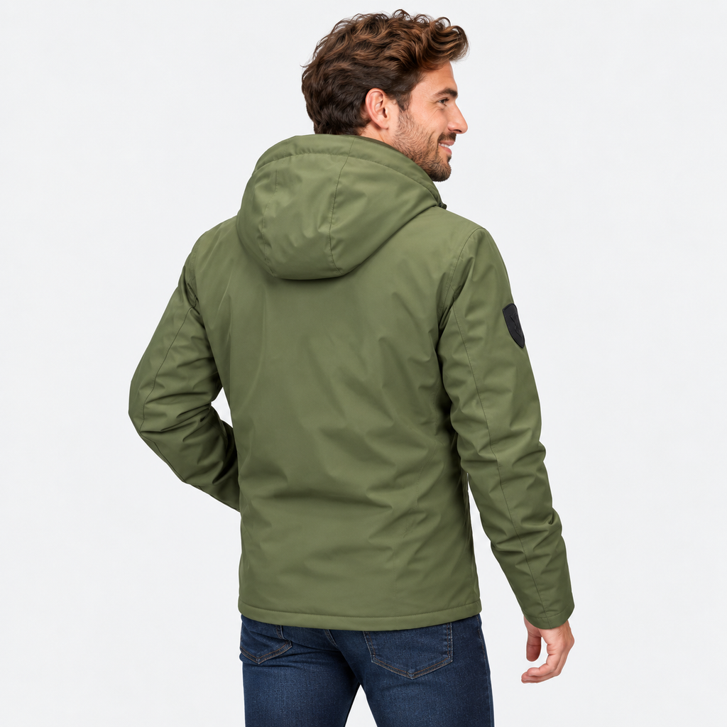 Men's Hooded Fleece Jacket - Thickened Loose Fit