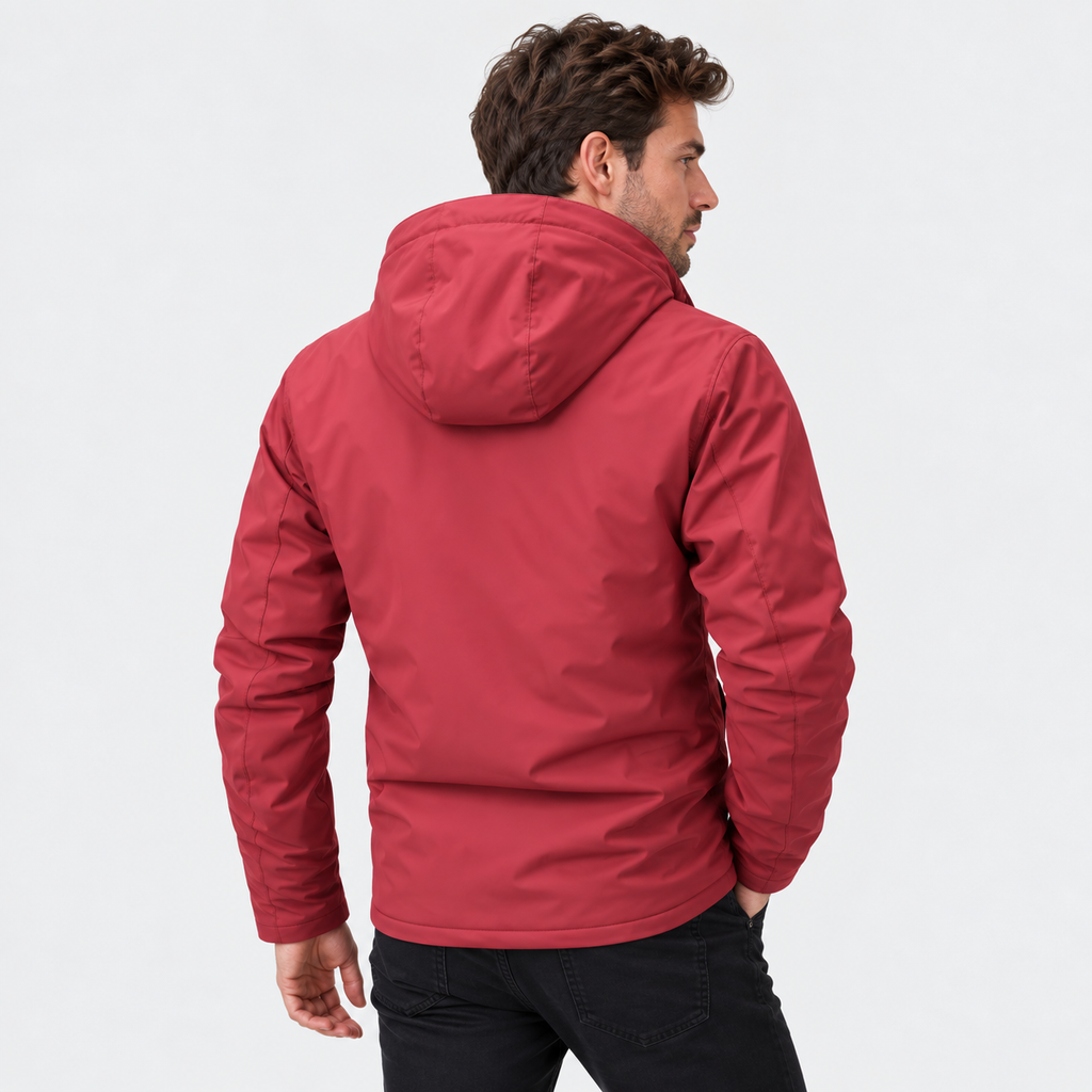 Men's Hooded Fleece Jacket - Thickened Loose Fit