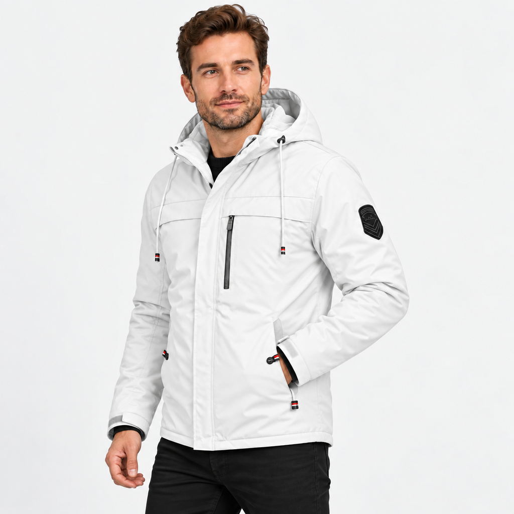 Men's Hooded Fleece Jacket - Thickened Loose Fit